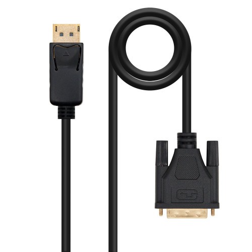 27251-Nanocable Cable conversor DISPLAYPORT a DVI, DP/M - DVI/M, Negro, 2.0 M