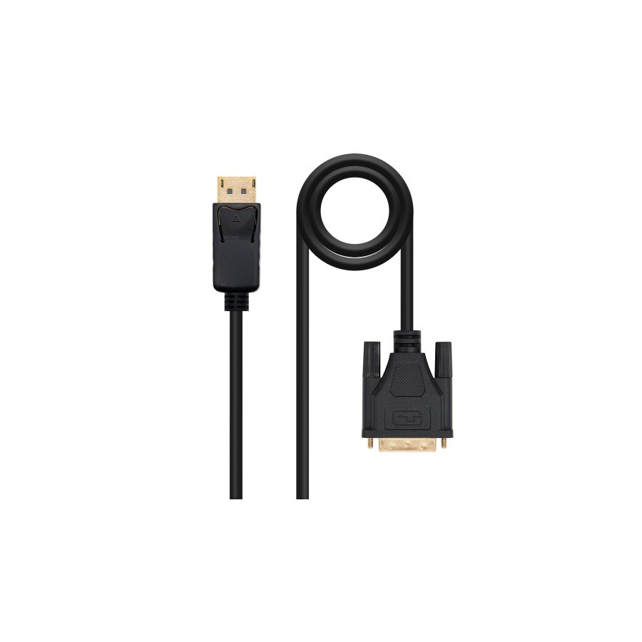 27251-Nanocable Cable conversor DISPLAYPORT a DVI, DP/M - DVI/M, Negro, 2.0 M