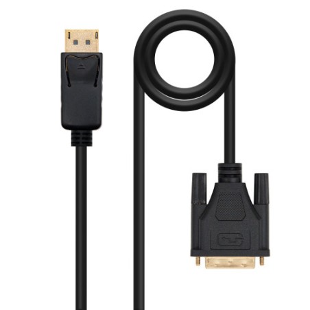 27251-Nanocable Cable conversor DISPLAYPORT a DVI, DP/M - DVI/M, Negro, 2.0 M