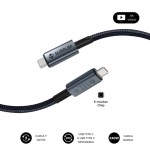 27274-SUBBLIM CABLE HIGH 240w C-C USB4.0 8K 1,5m