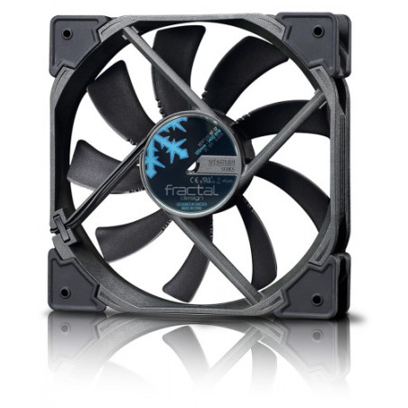 27279-Fractal Design Venturi HP-14 PWM Carcasa del ordenador Ventilador 14 cm Negro, Gris