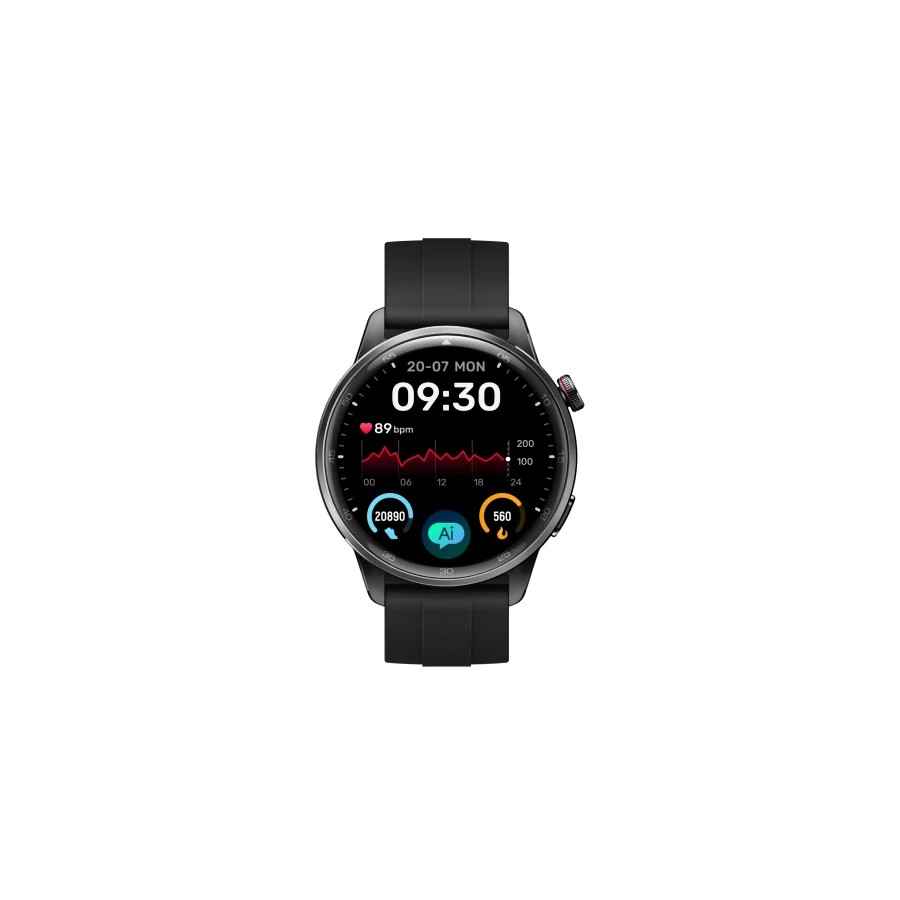 realme Watch S2 3,63 cm (1.43") AMOLED Digital 466 x 466 Pixeles Pantalla tactil Negro