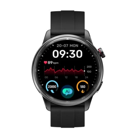 realme Watch S2 3,63 cm (1.43") AMOLED Digital 466 x 466 Pixeles Pantalla tactil Negro