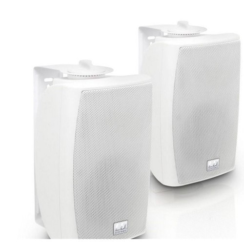LD SYSTEMS INTEGRATION SERIE CONTRACTOR (LDCWMS42W100V) 4" 2-WAY WALL MOUNT SPEAKER 100 V WHITE (PAIR) WARRANTY 2 YEARS (PU4)