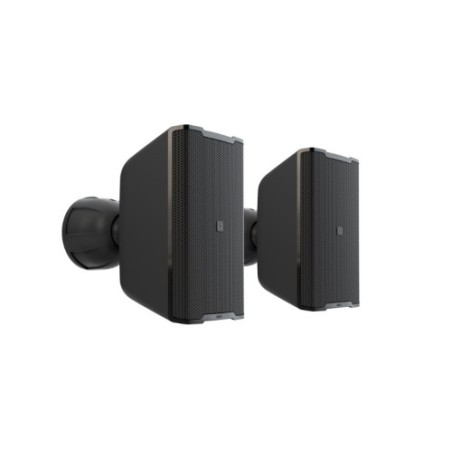 LD SYSTEMS INTEGRATION SERIE DQOR (LDDQOR3B) 3" TWO-WAY PASSIVE INDOOR/OUTDOOR INSTALLATION LOUDSPEAKER 8 OHM, BLACK (PAIR) WARR