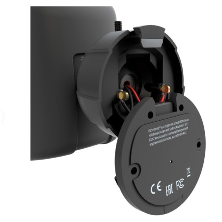 LD SYSTEMS INTEGRATION SERIE DQOR (LDDQOR3B) 3" TWO-WAY PASSIVE INDOOR/OUTDOOR INSTALLATION LOUDSPEAKER 8 OHM, BLACK (PAIR) WARR