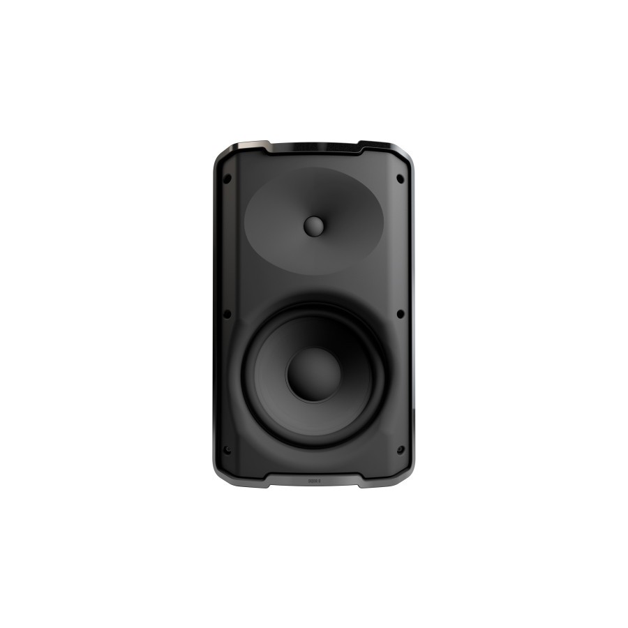LD SYSTEMS INTEGRATION SERIE DQOR (LDDQOR8B) 8" TWO-WAY PASSIVE INDOOR/OUTDOOR INSTALLATION LOUDSPEAKER 8 OHM, BLACK WARRANTY 5 