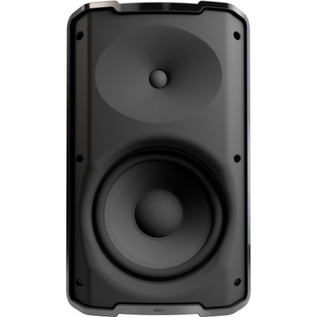 LD SYSTEMS INTEGRATION SERIE DQOR (LDDQOR8B) 8" TWO-WAY PASSIVE INDOOR/OUTDOOR INSTALLATION LOUDSPEAKER 8 OHM, BLACK WARRANTY 5 