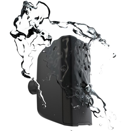 LD SYSTEMS INTEGRATION SERIE DQOR (LDDQOR8B) 8" TWO-WAY PASSIVE INDOOR/OUTDOOR INSTALLATION LOUDSPEAKER 8 OHM, BLACK WARRANTY 5 