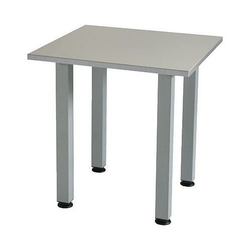 2743-MESA MODULAR CUADRADA COLOR GRIS 70X70CM ROCADA 7510N