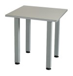 2743-MESA MODULAR CUADRADA COLOR GRIS 70X70CM ROCADA 7510N