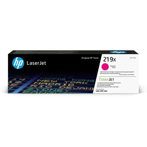 27475-HP Cartucho de Toner Original LaserJet 219X de alta capacidad magenta
