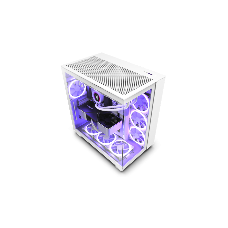 27476-NZXT H9 All white Midi Tower Blanco