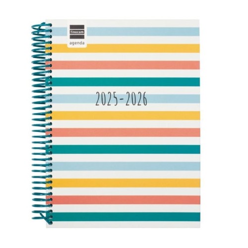 27511-AGENDA ESCOLAR 2025-2026 DIVA 4o 155X212 1DIA PAGINA COLORS+ FINOCAM 536160526