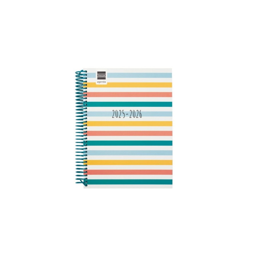 27511-AGENDA ESCOLAR 2025-2026 DIVA 4o 155X212 1DIA PAGINA COLORS+ FINOCAM 536160526