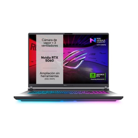 27522-ASUS ROG Strix G18 G815LM-S9004 - Ordenador Portatil Gaming de 18" WQXGA 240Hz (Intel Core Ultra 9 275HX, 32GB RAM