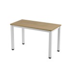 2753-MESA DE OFICINA SERIE EXECUTIVE 120X60 BLANCO/ ROBLE ROCADA 2000AM08