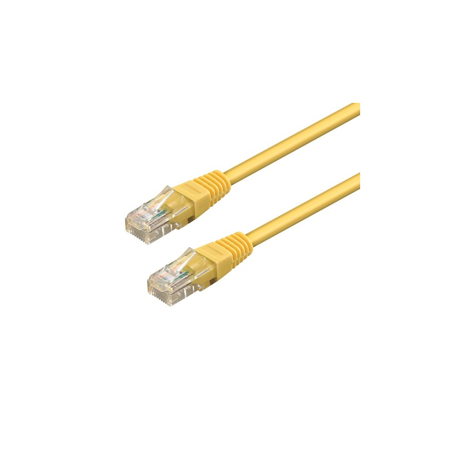 WP WPC-PAT-6U010Y cable de red Amarillo 1 m Cat6 U/UTP (UTP)