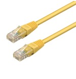 WP WPC-PAT-6U010Y cable de red Amarillo 1 m Cat6 U/UTP (UTP)