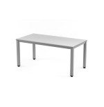 2755-MESA DE OFICINA SERIE EXECUTIVE 140X80 GRIS / GRIS ROCADA 2001AD02