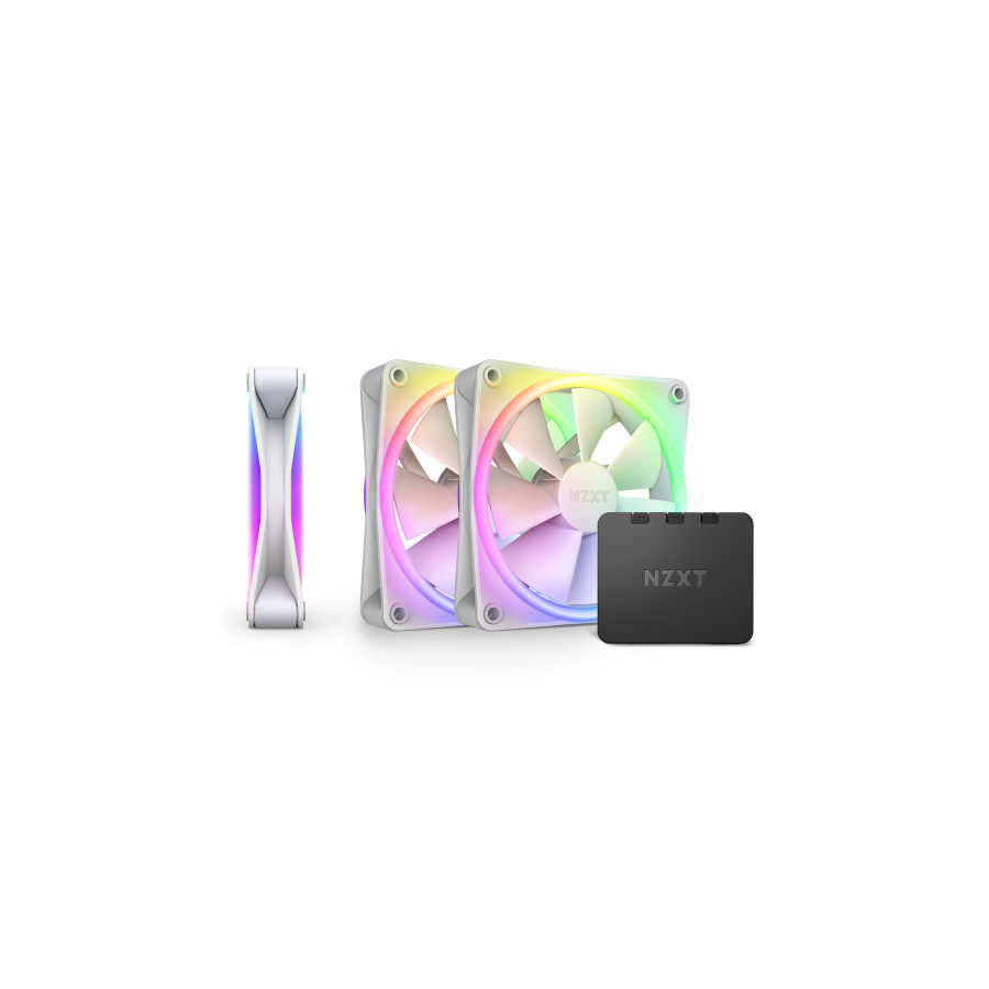 NZXT F120 RGB DUO Triple Pack Carcasa del ordenador Ventilador 12 cm Blanco 3 pieza(s)