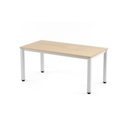 2758-MESA DE OFICINA SERIE EXECUTIVE 140X80 BLANCO/ HAYA ROCADA 2001AM01