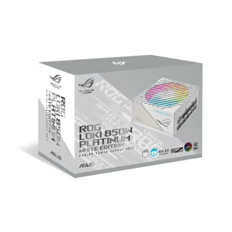 27588-ASUS ROG Loki SFX-L 850W Platinum White unidad de fuente de alimentacion 24-pin ATX Blanco