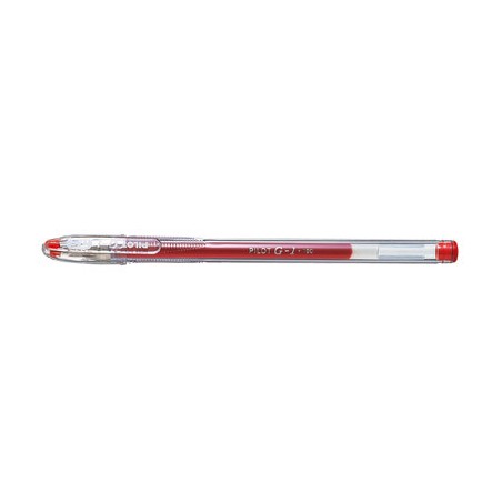 276-BOLIGRAFO ROLLER GEL G-1 0.5MM ROJO PILOT BL-G1-5TR