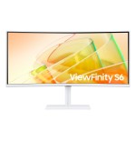 Samsung LS34C650TAU pantalla para PC 86,4 cm (34") 3440 x 1440 Pixeles 4K Ultra HD LED Blanco
