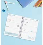 AGENDA ESCOLAR 2025-2026 COOL 8o 120X164 SEMANA VISTA HORIZONTAL NEGRO+ FINOCAM 645000326