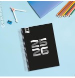 27646-AGENDA ESCOLAR 2025-2026 COOL 4o 155X212 1DIA PAGINA NEGRO+ FINOCAM 645060326