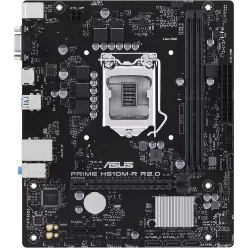 PLACA ASUS PRIME H510M-R-SI R2.0 (BULK),INTEL,1200,H510,2DDR4,64GB,VGA+DVI+HDMI,GBLAN,4SATA3,3USB3.2,MATX