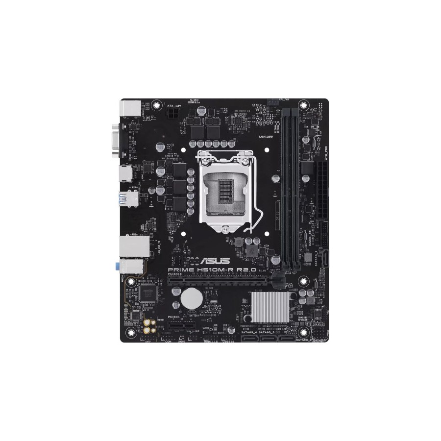 PLACA ASUS PRIME H510M-R-SI R2.0 (BULK),INTEL,1200,H510,2DDR4,64GB,VGA+DVI+HDMI,GBLAN,4SATA3,3USB3.2,MATX
