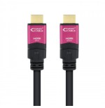 Nanocable 10.15.3720 cable HDMI 20 m HDMI tipo A (Estandar) Negro, Rosa