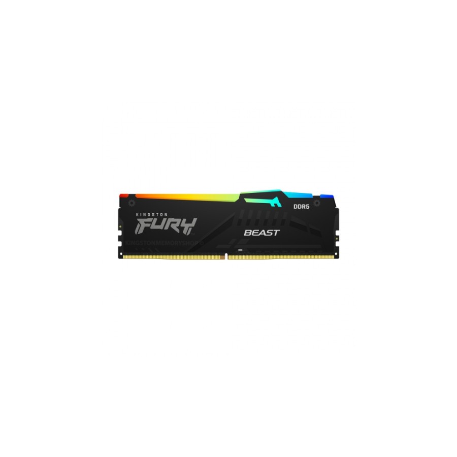 MEMORIA KINGSTON FURY BEAST RGB DDR5 8GB 4800MT/S  CL38  KF5