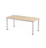 2774-MESA DE OFICINA SERIE EXECUTIVE 180X80 BLANCO/ HAYA ROCADA 2003AM01