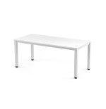 2776-MESA DE OFICINA SERIE EXECUTIVE 180X80 BLANCO/BLANCO ROCADA 2003AM04