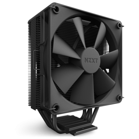 NZXT T120 Procesador Refrigerador de aire 12 cm Negro 1 pieza(s)
