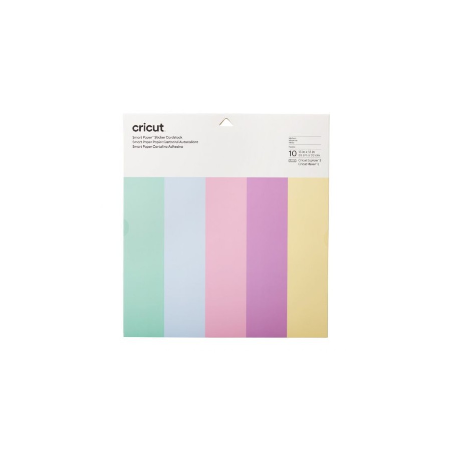 27786-Cricut Sticker Cardstock, Pastels pegatina para ninos