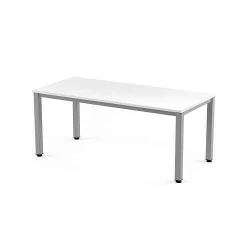 2780-MESA DE OFICINA SERIE EXECUTIVE 200X80 GRIS / BLANCO ROCADA 2004AD04