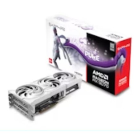 27806-VGA SAPPHIRE PURE RX 9070 GAMING OC,AMD,RX9070,16GB,GDDR6,256BIT,2HDMI+2DP (3 VENTILADORES)