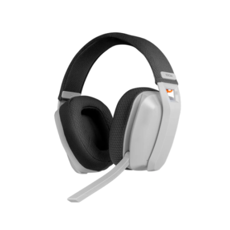 27823-Krom Kanji Auriculares Inalambrico y alambrico Diadema Juego USB Tipo C Bluetooth Blanco