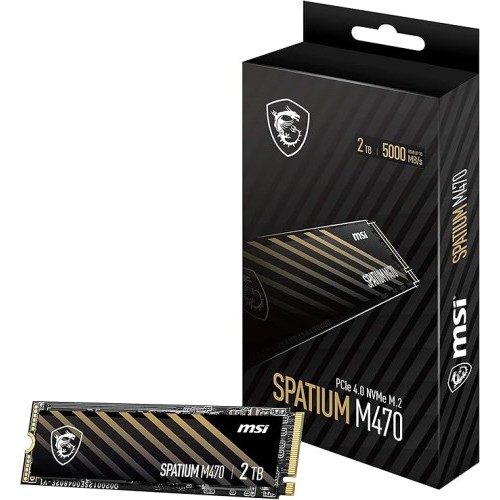 27827-SSD MSI SPATIUM M470 Pro PCIe 4.0 NVMe M.2 2TB