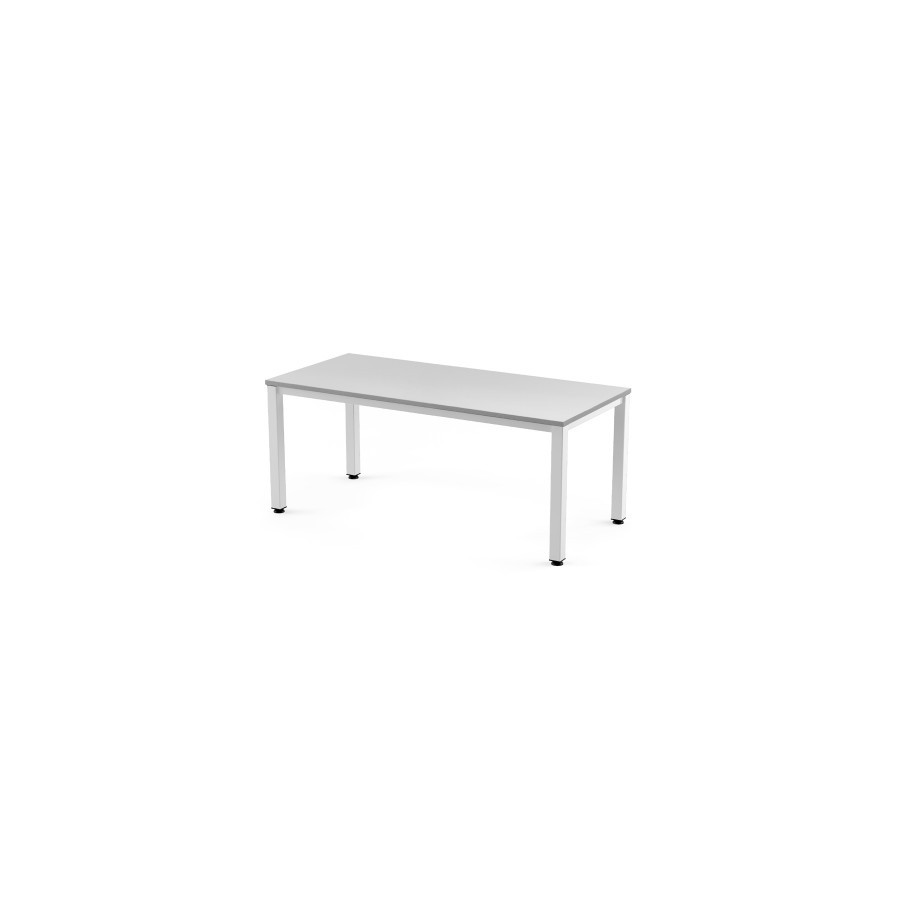 2783-MESA DE OFICINA SERIE EXECUTIVE 200X80 BLANCO/ GRIS ROCADA 2004AM02