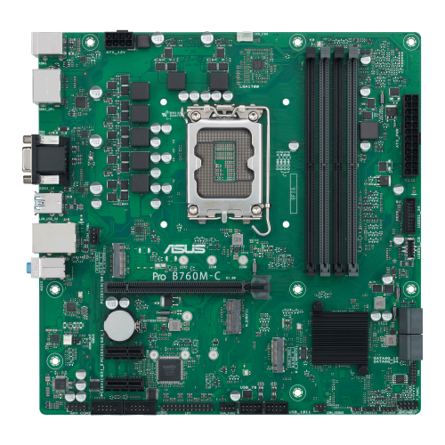 27858-ASUS PRO B760M-C-CSM Intel B760 LGA 1700 micro ATX
