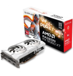 VGA SAPPHIRE PURE RX 9060 XT GAMING OC,AMD,RX9060XT,16GB,GDDR6,128BIT,2HDMI+2DP,ARGB,COLOR BLANCO (3 VENTILADORES)