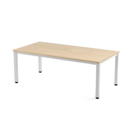 2790-MESA DE OFICINA SERIE EXECUTIVE 200X100 BLANCO/ HAYA ROCADA 2005AM01