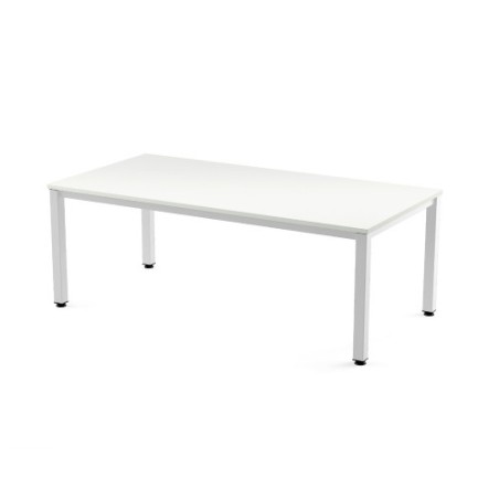 2792-MESA DE OFICINA SERIE EXECUTIVE 200X100 BLANCO/BLANCO ROCADA 2005AM04