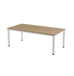 2793-MESA DE OFICINA SERIE EXECUTIVE 200X100 BLANCO/ ROBLE ROCADA 2005AM08