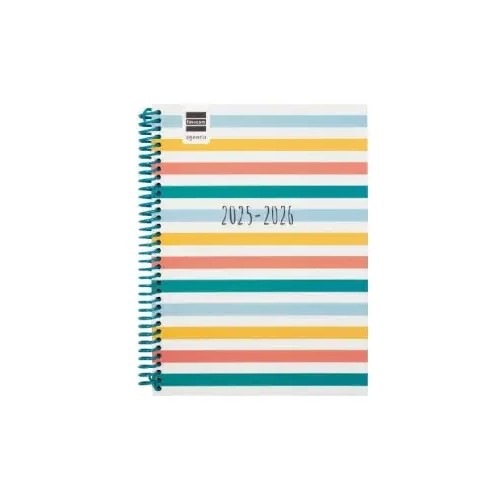27946-AGENDA ESCOLAR 2025-2026 DIVA 4o 155X212 SEMANA VISTA HORIZONTAL COLORS+ FINOCAM 536140526